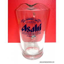 Beer cans usually hold 12 ounces of beer and bottles hold about 11 oz, so drinking a pitcher of beer. Asahi Glass Beer Pitcher World Wide Whiskies