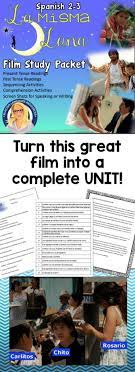 La Misma Luna Film Study Packet Film Studies Spanish Projects Learning Spanish