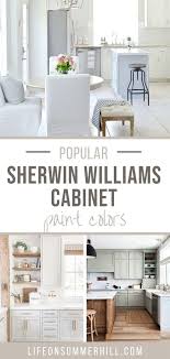 Our top 50 colors include a variety of neutrals which span a full spectrum of shades and hues. Popular Sherwin Williams Cabinet Paint Colors Sherwin Williams Cabinet Paint Painted Kitchen Cabinets Colors Paint Cabinets White
