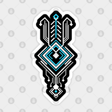 You can have a tattoo of the animal or flower that is connected to your constellation. Futuristic Tribal Geometric Sci Fi Tattoo Symbol Tribal Tattoo Aufkleber Teepublic De