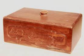 Looking for a good deal on a wooden box for bread? Vintage Breadbox Give Us This Day Our Daily Bread Vintage Country Pine Wood Bread Box