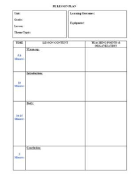 Pe Lesson Plan Template From Terri 039 Steachingtreasure On Teachersnotebook Com 1 Physical Education Lesson Plans Physical Education Lessons Pe Lesson Plans