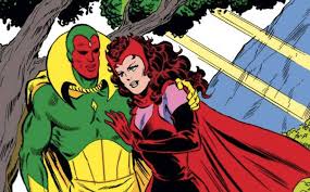 White vision has a history in marvel comics, and it's extremely similar to wandavision. Scarlet Witch And The Vision One Of Marvel S Most Tragic Romances The Star