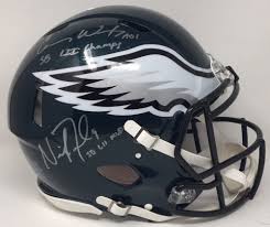 Nick carraway nick wilde nick cave and the bad seeds nick jr. Nick Foles Carson Wentz Signed Eagles Super Bowl Lii Speed Authentic On Field Full Size Speed Helmet With 2 Inscriptions Fanatics Pristine Auction