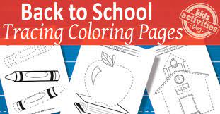 Letter c coloring pages > trace the letter c coloring page. Back To School Tracing Coloring Pages Free Printable