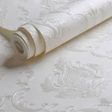 Maybe you would like to learn more about one of these? Creamy White Embossed Damask Wallpaper Bedroom Living Room Background Floral Pattern 3d Textured Wall Paper Home Decor 10m Roll Wallpapers Aliexpress