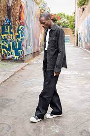 Rick Owens Drkshdw Geth Jeans Made In Japan 16oz Black Black