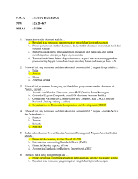 Contoh soal akuntansi menggunakan bahasa inggris dan jawaban indoneis. Doc Soal Akuntansi Internasional Genos Bross Academia Edu