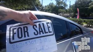 The colors and format are very appealing to the viewers that walk by this sign. Prankster Puts For Sale Signs On Cars Throughout His Neighborhood Lol