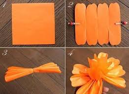 Unos sobres de papel muy divertidos. Hacer Flores Gigantes De Papel China Paso A Paso Como Hacer Flores De Papel Flores En Papel Crepe Tutorial De Flores De Papel