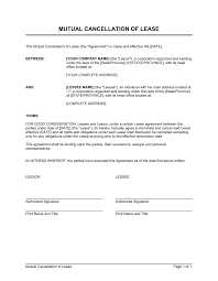 Are you looking for a free lease agreement template for residential property in south africa? Mutual Cancellation Of Lease Template By Business In A Box