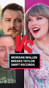 #countrymusic superstar #morganwallen has broken yet another record  previously held by Taylor Swift. The Last Night singer now has the most  weeks at number one