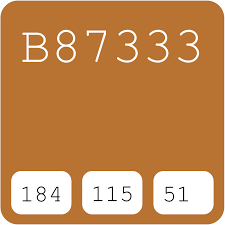 Copper B87333 Hex Color Code Schemes Paints