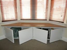 Bay Window Seating Window Seat Storage Bay Window Seat Kitchen Bay Window The bay window seats should include end tables that are taller than the seat on both sides and storage underneath the seat itself accessible by designing the to build a bay window seat that is 8' or less in length, you will need 1 piece of 3/4 ac grade plywood (paintable/stainable), 1 pound of 8d.