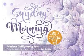 Assuming that you are using gradle you should create the assets directory under src/main/ in your project directory if. Sunday Morning Modern Calligraphy Font In Fonts On Yellow Images Creative Store