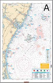 merrimack river new hampshire to cape elizabeth coastal fishing chart 100f