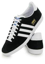 Femme adidas gazelle cq2182 noyau noir/blue tint chaussures. Adidas Gazelle Femme Noir Et Blanc