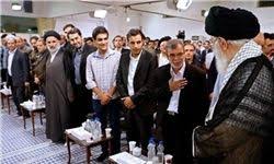 Image result for ‫رهبر انقلاب در دیدار جمعی از شاعران و اهالی فرهنگ و ادب‬‎