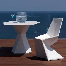 Contemporary Indoor Outdoor Furniture By Vondom Vertex Aluminum Patio Furniture Outdoor Patio Set Luxury Outdoor Furniture