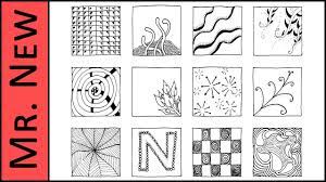 It is better to start with the latter because it is easy to draw and grasp the method. 12 Zentangle Patterns Easy Step By Step Zentangle Tutorial For Beginners Re Upload Youtube