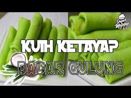 Pandan flavoured crepe filled with toasted coconut and gula melaka. Kuih Ketayap Super Moist Inti Sedap Youtube Chicken Wraps Moist Food