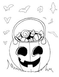 Here's a jack o' lantern or halloween pumpkin colouring page designed for the youngest kids. Candy Jack O Lantern Coloring Page Halloween Coloring Sheets Halloween Coloring Pages Coloring Pages