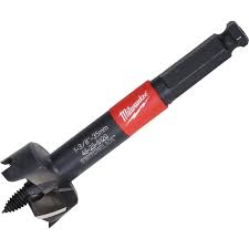 Designed for quick drilling through 2x4's, etc., so be ready for the pull. Buy Milwaukee Switchblade Self Feed Wood Bit