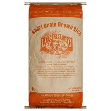 Ecobrown's steam brown rice possesses a low gi and is high in dietary fibre which helps to keep your health in check despite a hectic lifestyle. Lundberg Eco Farmed Short Grain Brown Rice 25 Lb Bag Walmart Com Walmart Com