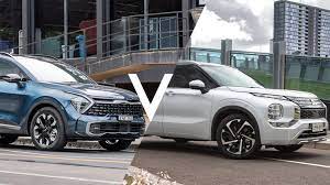 2022 Kia Sportage GT-Line v Mitsubishi Outlander Exceed Tourer comparison -  Drive