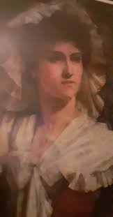 My 2nd great grandmother Helena Amelia Lindgren (1855-1931). She posed for  a relative (Agnes Pringle 1853-1934). She was the first woman artist to be  accepted by the Royal Academy. She also posed