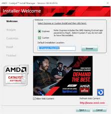 If you are not sure what type of driver is right for you, we recommend downloading a special. Instala Controladores Amd Catalyst Para Sistemas Basados En Windows Amd