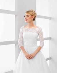 Hochzeit damen schuhe cosplay kostüme. Bolerojacke Aus Spitze Zum Brautkleid In Weiss Ivory Creme Shoppen Brautkontor