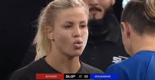 Power Slap star compared to Taylor Swift and Ronda Rousey gets knocked out  but still wins latest fight