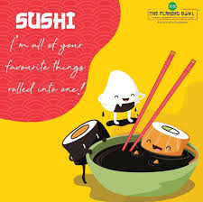 Pin By The Flaming Bowl A Modern Veg On Asian Food Puns Sushi Your Favorite Food Puns