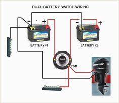 Boat Dual Battery Switch Wiring Diagram Boat Wiring Boat Battery Pontoon Boat Accessories