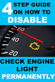 4 Step Guide On How To Disable Check Engine Light Permanently Remove Check Engine Light Fuse Engineering Auto Body Repair Auto Repair Shop