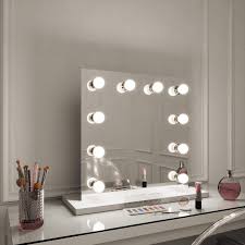 It measures 36'' w x 18'' d. Dressing Table Mirror With Lights You Ll Love Hollywood Mirrors