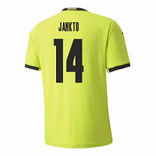 Jejich postup na euro ho překvapil. Kandiny Heren Tsjechisch Voetbalelftal Jakub Jankto 14 Uitshirt Uittenue Licht Groen 2021 Shirt