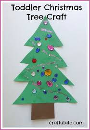 Toddler Christmas Tree Craft From Craftulate Toddler Christmas Tree Christmas Tree Crafts Christmas Preschool Theme