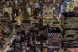 Check spelling or type a new query. Aerial View Of Manhattan New York City At Night Stock Photo Picture And Royalty Free Image Image 52241483
