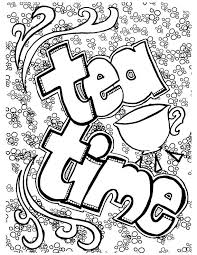 Someone may have even given you a fun adult coloring book as a gift — during a stressful time or just for fun for when you need to lay back and chill out. Tea Coloring Pages For Adults 5 New Hand Drawn Pages