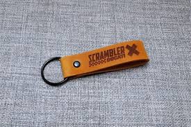 Ducati Scrambler Leather Motorcycle Motorbike Keyring Keychain Etsy In 2020 Ducati Scrambler Ducati Keychain