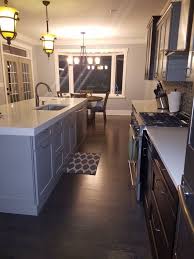 Kitchen Two Toned Cabinets Grey And Java With Sherwin Williams Jubilee Paint Color Two Tone Cabinets Cabinet Kitchen