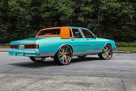 Turquoise 1989 Chevrolet Caprice Box Chevy Gets Cool Forgiato Wheels 7 Chevrolet Caprice Donk Cars Chevy