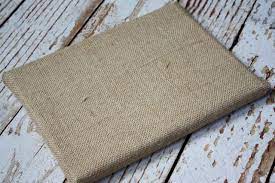 A hastily written and folded note wrapped in waxed. Burlap Wrapped Mother S Day Art Yesterday On Tuesday