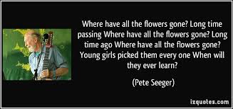 Image result for images Where Have All The Flowers Gone
