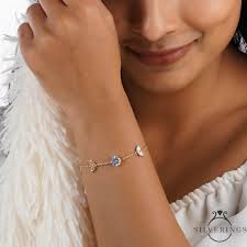 SILVERINGS 925 STERLING CARRIE SILVER KADA BRACELET