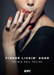 • oh wait i mean i love you, colonel sanders!, the dating sim. Kfc Unveils Finger Lickin Good Edible Nail Polishes In Hong Kong Wwd
