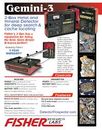 Detects all metals sensitive to large, deep objects or ore veins. Pipe Locators As Cache Locators First Texas Bounty Hunter Fisher Teknetics Detectorprospector Com