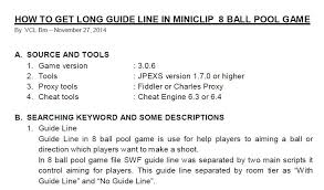 This extension provides a guideline overlay to help you shot the balls directly into the cups. How To Get Long Guide Line In Miniclip 8 Ball Pool Game An Old File By Vcl Bro Nov 27 2014 Vcl Bro Ordinary Fun S World
